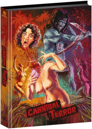Cannibal Terror (1980) (Cover A, Wattiert, Édition Limitée, Mediabook, Blu-ray + DVD)