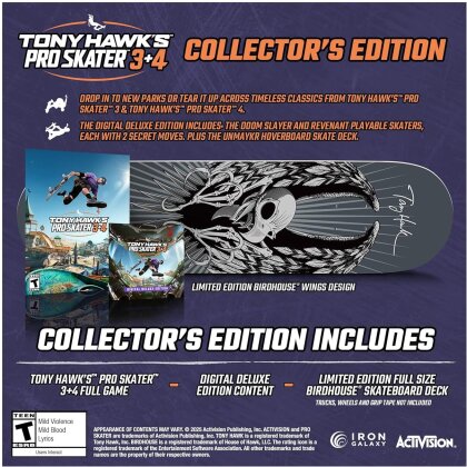Tony Hawk Pro Skater 3+4 (Collector's Edition)