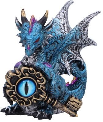 Nemesis Now - "Keeper of the Key (Bleu)" Statue 8.5cm