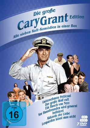 Cary Grant Box (Neuauflage, 6 Blu-rays)