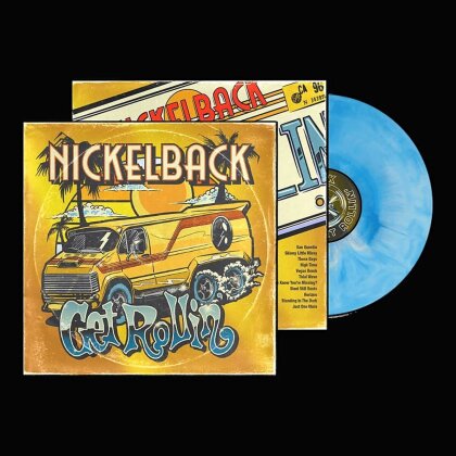 Nickelback - Get Rollin' (Blue/White Galaxy Vinyl, LP)