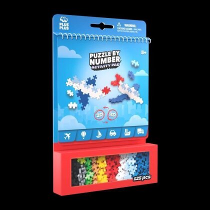 PLUS PLUS - 125 Kreativ Bausteine Puzzle Transport