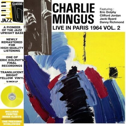 Charlie Mingus - Live In Paris 1964 Vol. 2 (Deluxe Edition, Translucent Yellow Vinyl, LP)