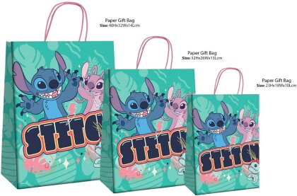 Disney - Lilo et Stitch - Sac de courses en papier "Stitch et Angel"