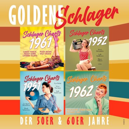 Goldene Schlager der 50er & 60er Jahre (4 LP)