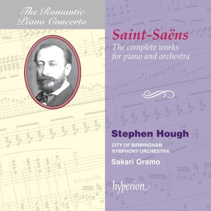 Camille Saint-Saëns (1835-1921), Sakari Oramo, Stephen Hough & City of Birmigham Symphony Orchestra - The complete works for piano and orchestra (3 LPs)