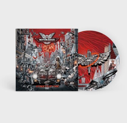 Motorjesus - Streets of Fire (140 Gramm, Limited Edition, Picture Vinyl, LP)