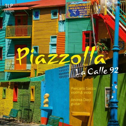 Piercarlo Sacco, Andrea Dieci & Astor Piazzolla (1921-1992) - La Calle 92 (2025 Reissue, Brilliant Classics, LP)