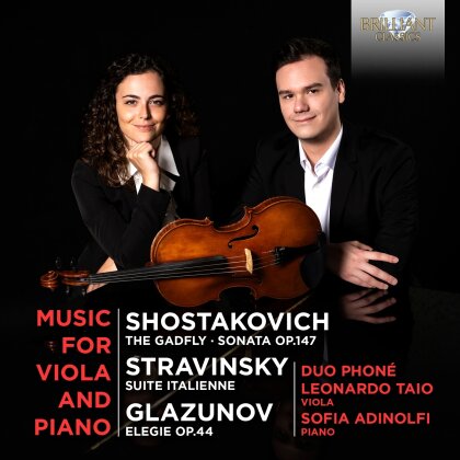 Duo Phone, Dimitri Schostakowitsch (1906-1975), Igor Strawinsky (1882-1971), Alexander Glazunov (1865-1936), … - Russian Music For Viola & Piano