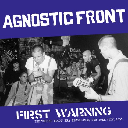 Agnostic Front - The United Blood-Era Recordings. New York City. 1983 (2025 Reissue, White/Blue Splatter Vinyl, LP)