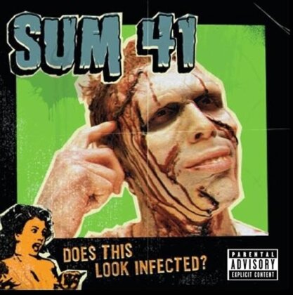Sum 41 - Does This Look Infected (2023 Reissue, Island, Blue/Green Vinyl, LP)