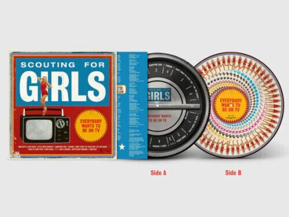 Scouting For Girls - Everybody Wants To Be On Tv (2025 Reissue, Sony, 15th Anniversary Edition, Picture Disc, LP)