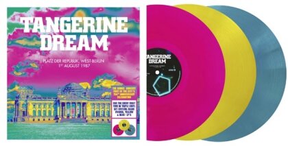 Tangerine Dream - Platz der Republik, West-Berlin - August 1st 1987 (Pink Yellow Sky Blue, 3 LPs)