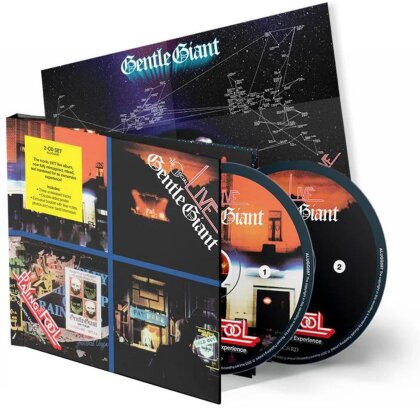Gentle Giant - Playing The Fool - The Complete Live Experience (2025 Reissue, Chrysalis, 2 CD)