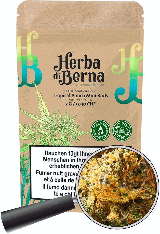 Herba di Berna Tropical Punch Indoor Mini-Buds - (2g)