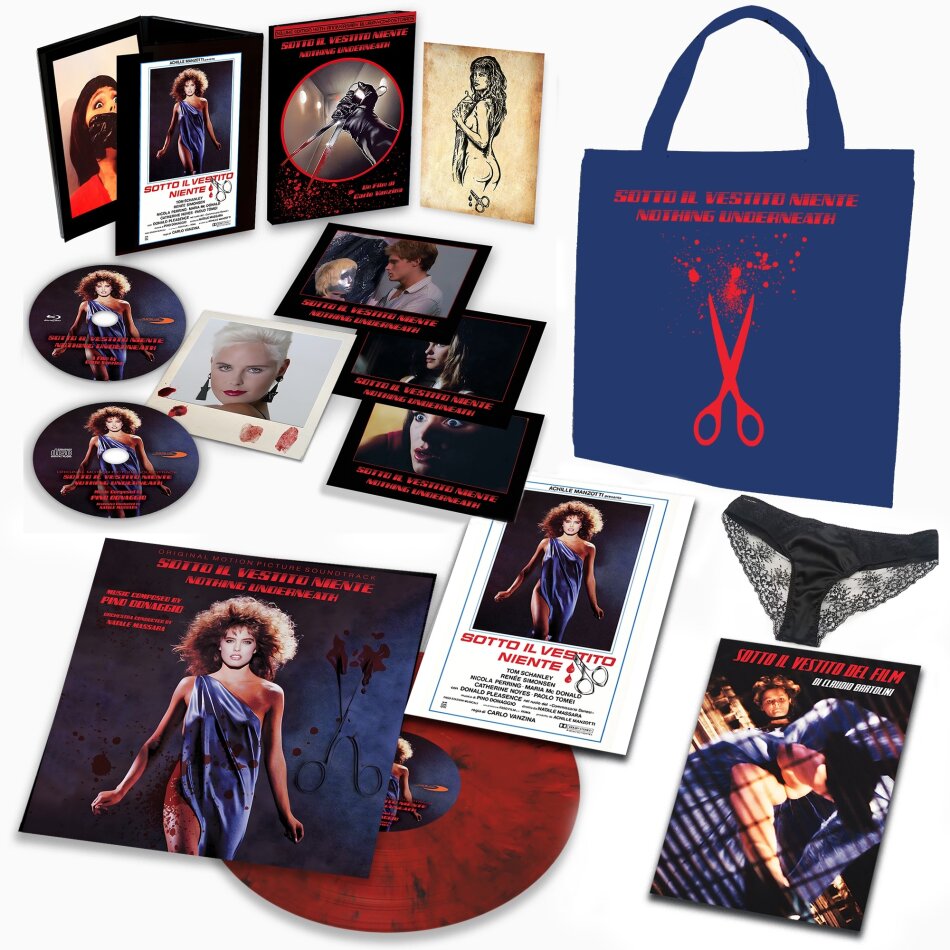 Sotto il vestito niente (1985) Bag Version, + Poster, Edizione 40° Anniversario, Edizione Deluxe Limitata, Blu-ray + LP + CD + Libro