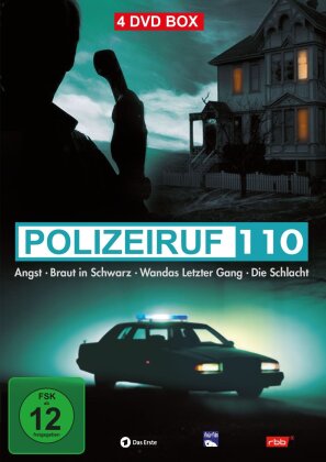 Polizeiruf 110 - Angst / Braut in Schwarz / Die Schlacht / Wandas letzter Gang (4 DVDs)