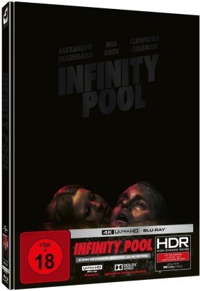 Infinity Pool (2023) (Cover B, Edizione Limitata, Mediabook, 4K Ultra HD + Blu-ray)