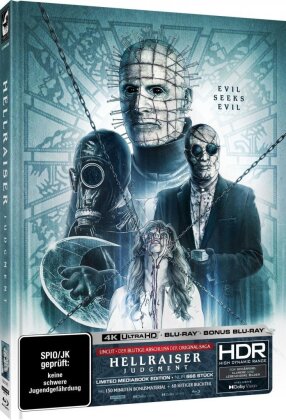 Hellraiser: Judgment (2018) (Cover B, Edizione Limitata, Mediabook, 4K Ultra HD + 2 Blu-ray)