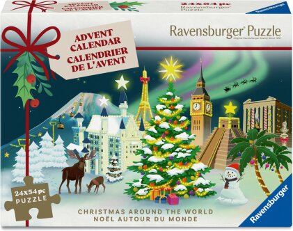 Kinderpuzzle 54 Teile - Puzzle Advent Calendar