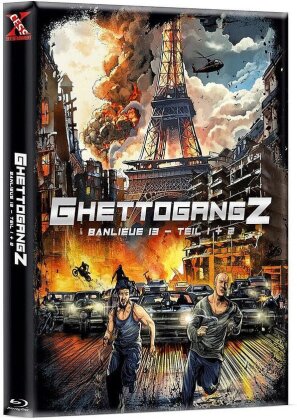 Ghettogangz - Banlieue 13 - Teil 1 + 2 (Cover A, Wattiert, Double Feature, Edizione Limitata, Mediabook, Uncut, 2 Blu-ray)