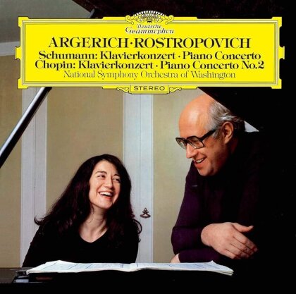 Robert Schumann (1810-1856), Frédéric Chopin (1810-1849), Mstislav Rostropovich, Martha Argerich & National Symphony Orchestra Of Washington DC - Piano Concertos (Japan Edition, 2025 Reissue, HQCD REMASTER, Édition Limitée)
