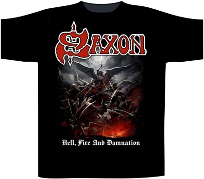 Saxon - Hell,Fire And Damnation T-Shirt - Grösse XXL