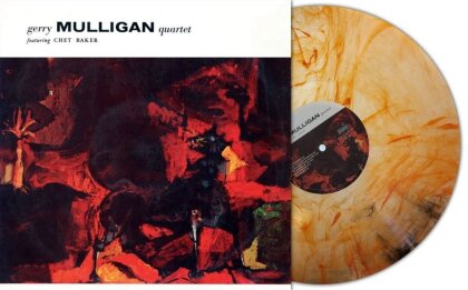 Gerry Mulligan - Gerry Mulligan Quartet Featuring Chet Baker (Second Records, Deluxe Edition, Orange Marble Vinyl, LP)