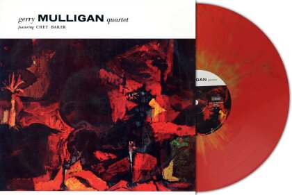 Gerry Mulligan - Gerry Mulligan Quartet Featuring Chet Baker (Second Records, Deluxe Edition, Red/Yellow Splatter Vinyl, LP)