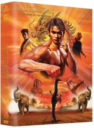 Tom-Yum-Goong - Revenge of the Warrior (2005) (Cover A, Year of the Dragon Edition, Limited Edition, Mediabook, Blu-ray + 2 DVDs)