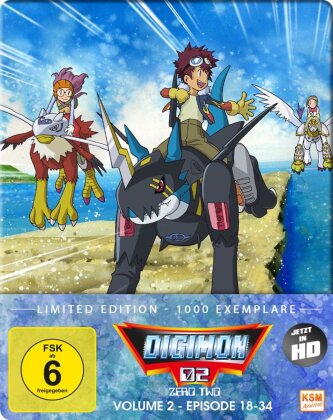 Digimon Adventure - Staffel 2.2 - Episode 18-34 (FuturePak, Limited Edition, 2 Blu-rays)