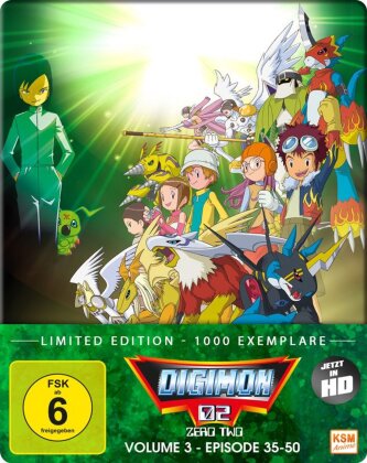 Digimon Adventure - Staffel 2.3 - Episode 35-50 (FuturePak, Limited Edition, 2 Blu-rays)