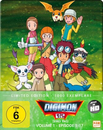Digimon Adventure - Staffel 2.1 - Episode 1-17 (FuturePak, Limited Edition, 2 Blu-rays)