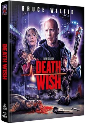 Death Wish (2017) (Wattiert, Edizione Limitata, Mediabook, 4K Ultra HD + Blu-ray)