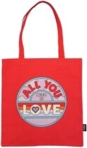 Beatles - Shopper Recycled Cotton Tote Bag - The Beatles (All You Need Is Love)
