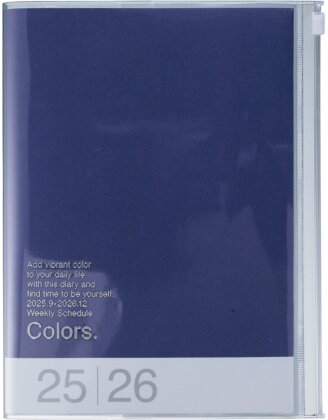 MARK'S 2025/26 Taschenkalender, A5 Colors - Purple