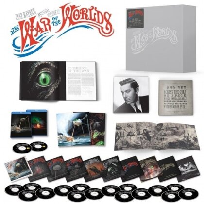 Jeff Wayne - Musical Version Of The War Of The Worlds (2025 Reissue, Madfish Records UK, Deluxe Edition, 16 CDs + 2 Blu-rays)