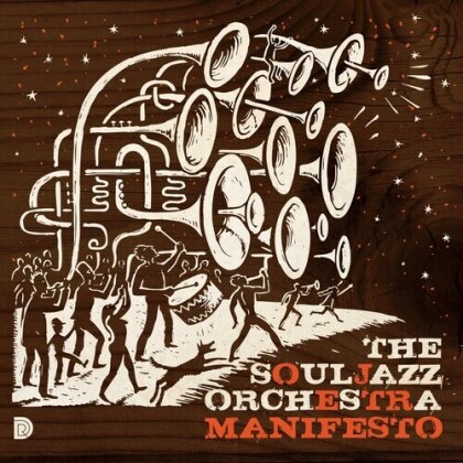 The Souljazz Orchestra - Manifesto (2025 Reissue, Limited Edition, Orange Vinyl, LP)