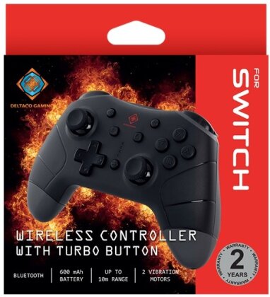 Controller wireless schwarz Deltaco