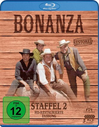 Bonanza - Staffel 2 (Restored, 5 Blu-rays)