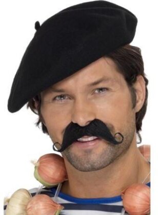 Beret schwarz Mütze