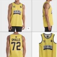 Notorious Big - Yellow Basketball Jersey