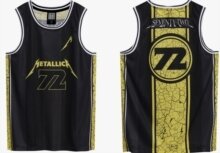 Metallica - Metallica Seventy Two Basketball Jersey Xx Large