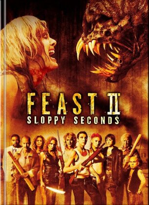 Feast 2: Sloppy Seconds (2008) (Cover A, Limited Edition, Mediabook, Blu-ray + DVD)