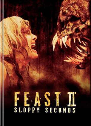 Feast 2: Sloppy Seconds (2008) (Cover B, Limited Edition, Mediabook, Blu-ray + DVD)