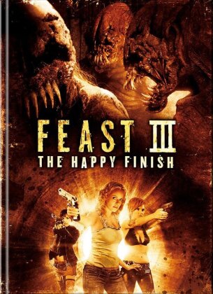 Feast 3: The Happy Finish (2009) (Cover A, Limited Edition, Mediabook, Blu-ray + DVD)