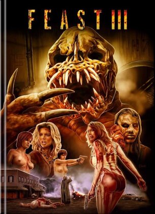 Feast 3 (2009) (Cover C, Limited Edition, Mediabook, Blu-ray + DVD)