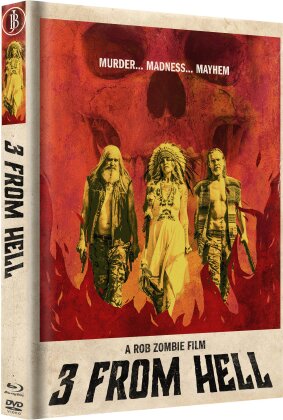 3 From Hell (2019) (Cover C, Limited Edition, Mediabook, Blu-ray + DVD)