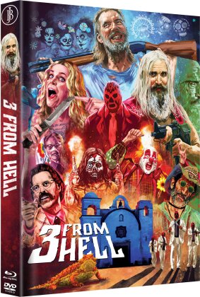 3 From Hell (2019) (Cover B, Limited Edition, Mediabook, Blu-ray + DVD)