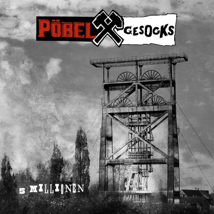 Poebel & Gesocks - 5 Millionen (2025 Reissue, Limited Edition, Klarer Roter Mamor Vinyl, LP)